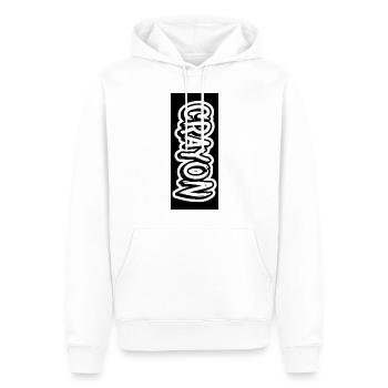 Un Crayon - Sweat à capuche Premium bio Homme - blanc - Devant - Nico (187cm)