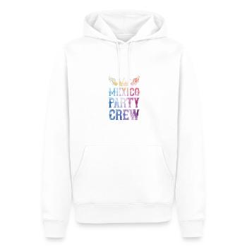 Dire que l’équipe du parti mexicain - Sweat à capuche Premium bio Homme - blanc - Devant - Nico (187cm)