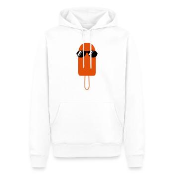 Eis am Stiel - Männer Premium Bio Hoodie - Weiß - Vorne - Nico (187cm)
