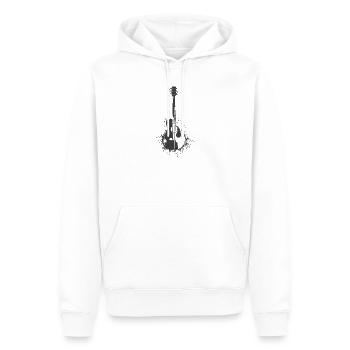 Guitare Explosion Guitare Acoustique Logo Guitariste - Sweat à capuche Premium bio Homme - blanc - Devant - Nico (187cm)