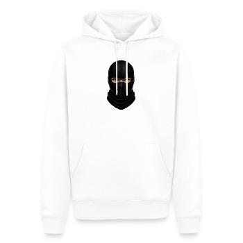 Motif d’airsoft tactique de la cagoule de rue - Sweat à capuche Premium bio Homme - blanc - Devant - Nico (187cm)