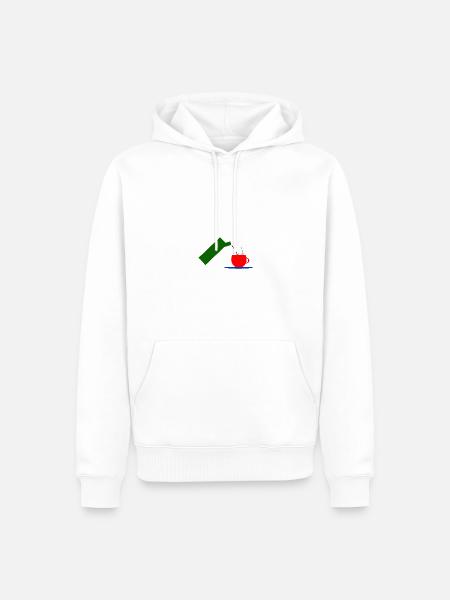 Kaffee Kaffeeliebhaber Kaffeetrinker - Männer Premium Bio Hoodie - Weiß