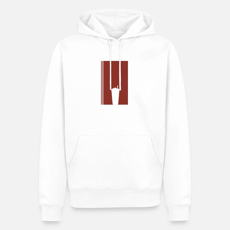Bubble Tea Bubble Bubble - Männer Premium Bio Hoodie - Weiß