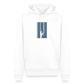 Richter Anwalt Versicherung - Männer Premium Bio Hoodie - Weiß - Vorne - Nico (187cm)