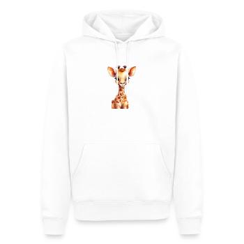 Petite girafe mignonne pour bébés et enfants - Sweat à capuche Premium bio Homme - blanc - Devant - Nico (187cm)