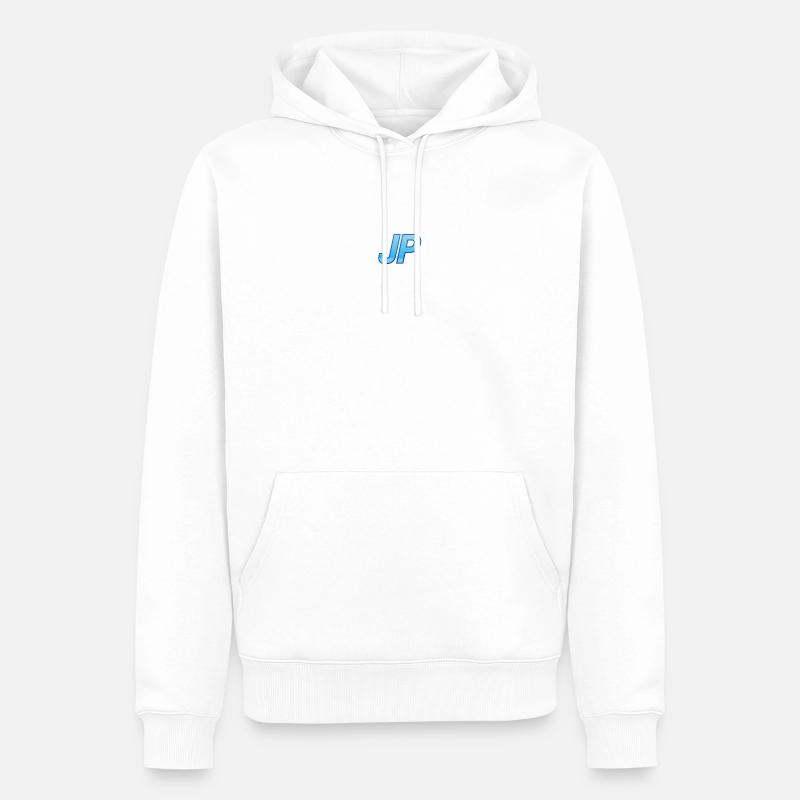 JP 5 (en) - Sweat à capuche Premium bio Homme - blanc