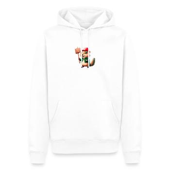Zieselchen 1 - Männer Premium Bio Hoodie - Weiß - Vorne - Nico (187cm)