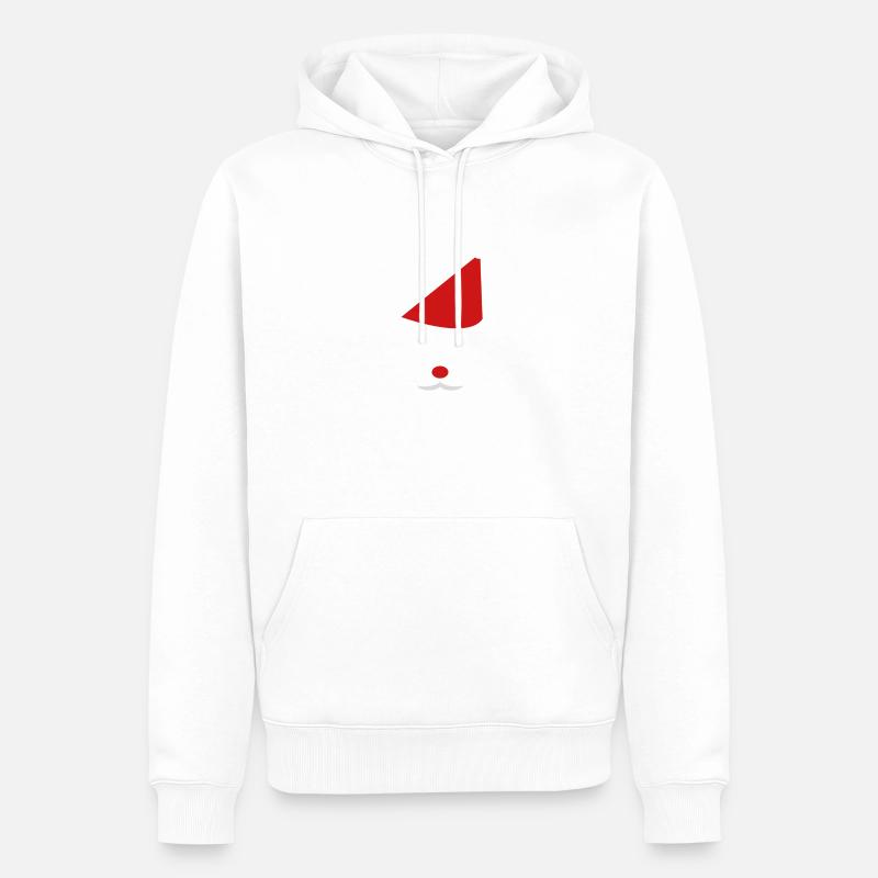 Saint-Nicolas vient chez nous - Sweat à capuche Premium bio Homme - blanc
