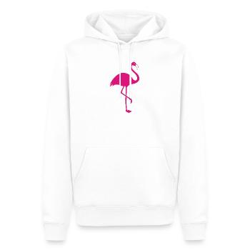 Flamingo pink Sommer Sonne Strand - Männer Premium Bio Hoodie - Weiß - Vorne - Nico (187cm)