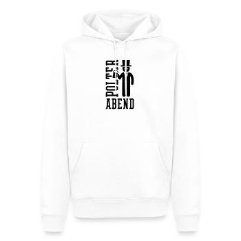 Polterabend Bräutigam - Männer Premium Bio Hoodie - Weiß - Vorne - Nico (187cm)