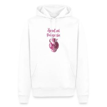 äppelwoi prinzessin,apfelwein,krug,pfälzer, - Männer Premium Bio Hoodie - Weiß - Vorne - Nico (187cm)