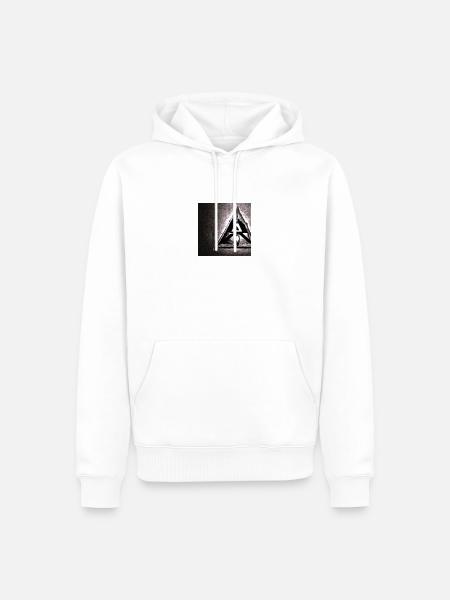 Illuminati - Männer Premium Bio Hoodie - Weiß