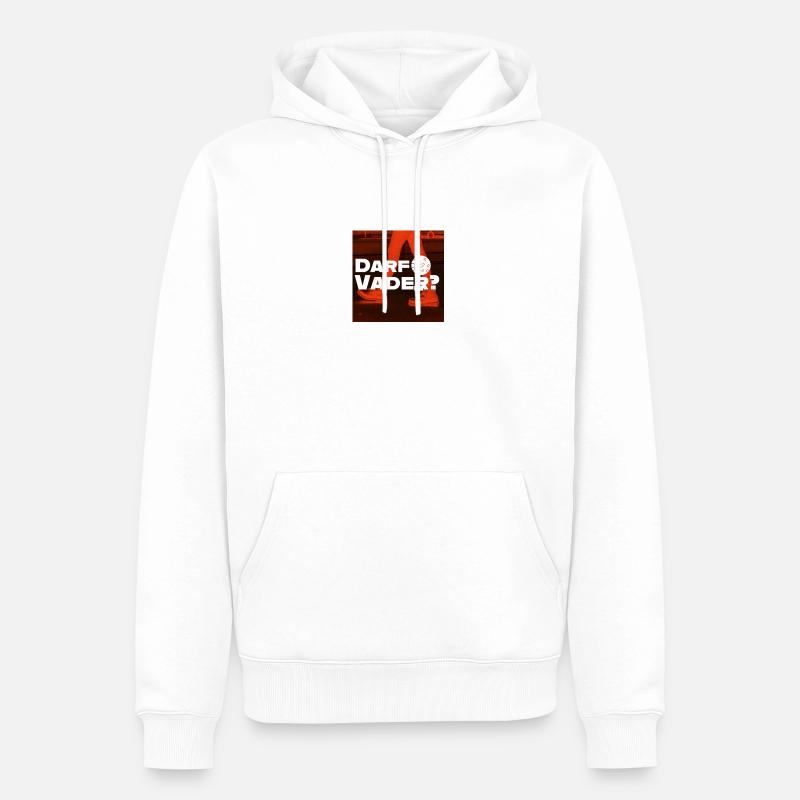 Darth Vader lustige Geschenkidee. - Männer Premium Bio Hoodie - Weiß