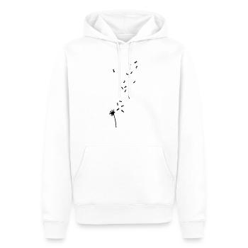 Dandelion hare rabbit bunnies bunny dandelion - Men’s Premium Organic Hoodie - white - Front - Nico (187cm)