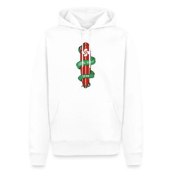 basque surfing team 21 - Sweat à capuche Premium bio Homme - blanc - Devant - Nico (187cm)
