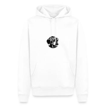 Scuba Dachshund no1 - Sweat à capuche Premium bio Homme - blanc - Devant - Nico (187cm)