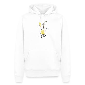Zitronen Limonade Sommer Limo - Männer Premium Bio Hoodie - Weiß - Vorne - Nico (187cm)