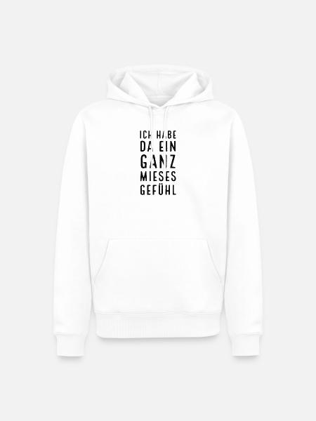 Science Fiction Film-Zitat - Sci-fi Spruch - Männer Premium Bio Hoodie - Weiß