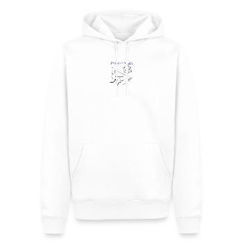 Its time for math - Männer Premium Bio Hoodie - Weiß - Vorne - Nico (187cm)