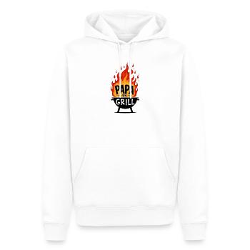Grillen Grillsaison Papa Am Grill Papa Grillt - Männer Premium Bio Hoodie - Weiß - Vorne - Nico (187cm)