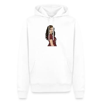 Princesse - Sweat à capuche Premium bio Homme - blanc - Devant - Nico (187cm)