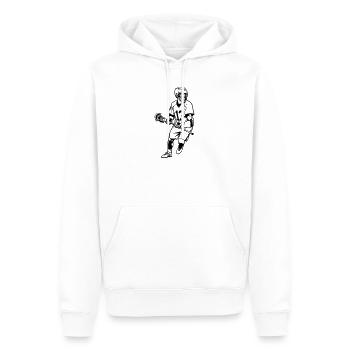 Lacrosse - Sweat à capuche Premium bio Homme - blanc - Devant - Nico (187cm)
