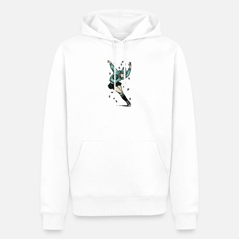 Danseuse #3 - Sweat à capuche Premium bio Homme - blanc