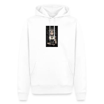 Gothic Nun Tattoo Collection - Men’s Premium Organic Hoodie - white - Front - Nico (187cm)