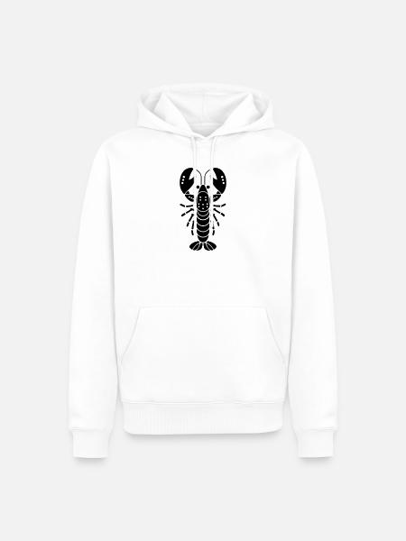 Marinierte Gottesanbeterin - Männer Premium Bio Hoodie - Weiß