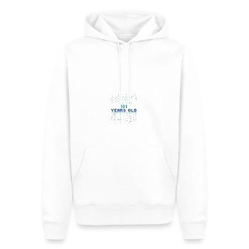 5. Geburtstag 5 Jahre alt Binärcode Coder - Männer Premium Bio Hoodie - Weiß - Vorne - Nico (187cm)