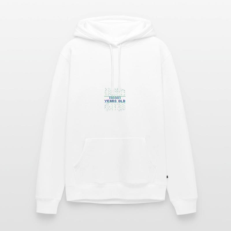 49. Geburtstag 49 Jahre alt Binärcode Coder Männer Premium Bio Hoodie
