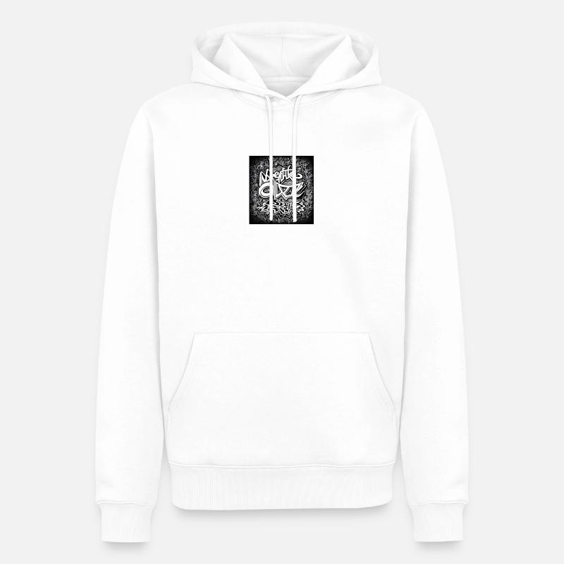 graffiti design zeichen art - Männer Premium Bio Hoodie - Weiß