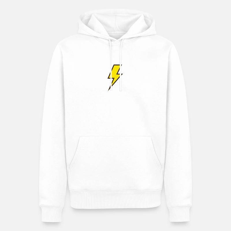ACC974B4 730F 4841 BBD3 3CAED52A16A0 - Männer Premium Bio Hoodie - Weiß