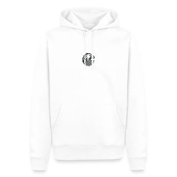 Aigle - Sweat à capuche Premium bio Homme - blanc - Devant - Nico (187cm)