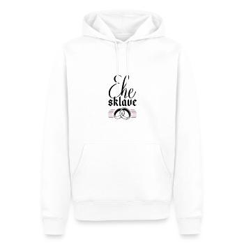 Ehe Sklave Hochzeit Junggesellenabschied - Männer Premium Bio Hoodie - Weiß - Vorne - Nico (187cm)