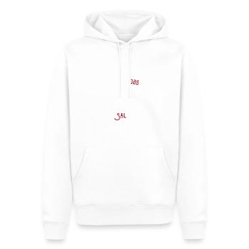 J’peux pas j'ai salsa - Sweat à capuche Premium bio Homme - blanc - Devant - Nico (187cm)