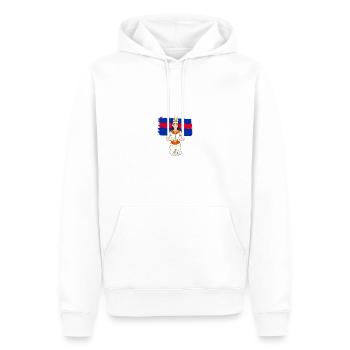 Cambodge Tradition Danse Khmer Apsara I Cadeau - Sweat à capuche Premium bio Homme - blanc - Devant - Nico (187cm)