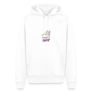 Zahnarzt Zahnarzthelferin Zahnfee I Geschenk - Männer Premium Bio Hoodie - Weiß - Vorne - Nico (187cm)