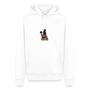 Guatemala Guatemalan Flagge DNA I Geschenk - Männer Premium Bio Hoodie - Weiß - Vorne - Nico (187cm)