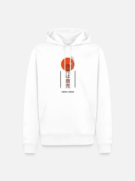 Geschäft ist Geschäft - Männer Premium Bio Hoodie - Weiß