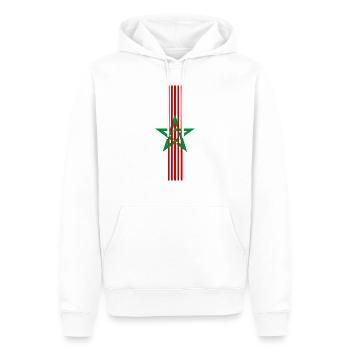 Marokko - Männer Premium Bio Hoodie - Weiß - Vorne - Nico (187cm)