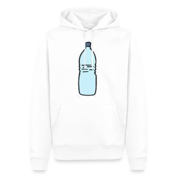 Flasche - Männer Premium Bio Hoodie - Weiß - Vorne - Nico (187cm)