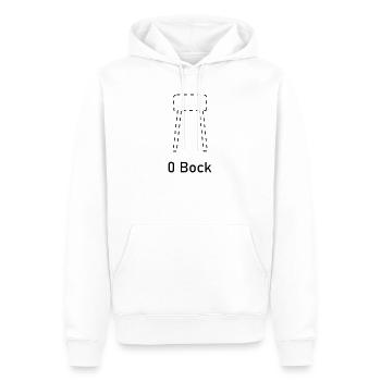 Null Bock Sport - Männer Premium Bio Hoodie - Weiß - Vorne - Nico (187cm)