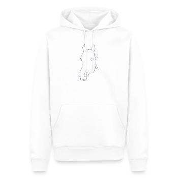 Schimmel sagt Nein lustiges und süßes Pferde - Männer Premium Bio Hoodie - Weiß - Vorne - Nico (187cm)
