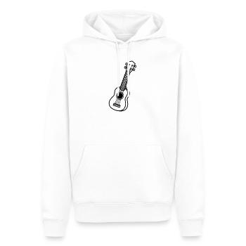 ukulele - Men’s Premium Organic Hoodie - white - Front - Nico (187cm)