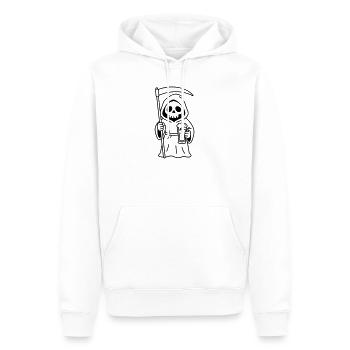 Totes Bier - Männer Premium Bio Hoodie - Weiß - Vorne - Nico (187cm)
