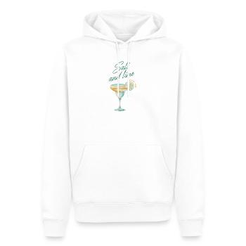 Salz Limette Fiesta - Männer Premium Bio Hoodie - Weiß - Vorne - Nico (187cm)