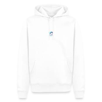 Auf der Welle reiten - Männer Premium Bio Hoodie - Weiß - Vorne - Nico (187cm)