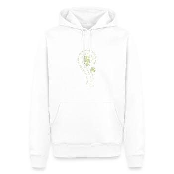 Into the forest - Farn grün - Männer Premium Bio Hoodie - Weiß - Vorne - Nico (187cm)