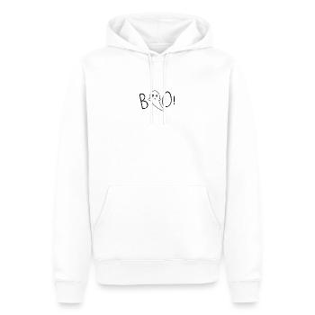 Halloween - Sweat à capuche Premium bio Homme - blanc - Devant - Nico (187cm)
